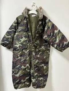 子供用スキーウェア　スノーウェア　迷彩柄　90cm