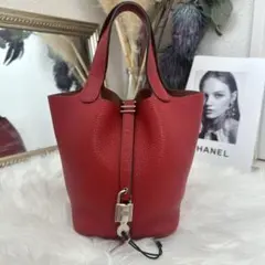 HERMES エルメス ピコタンロックPM ルージュガランス ハンドバッグのサムネイル