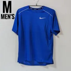 新品 M Nike マイラー 半袖tシャツ ランニング マラソン ブルー
