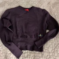 VivienneWestwood ネイビー ニット サマーニット オーブ - メルカリ
