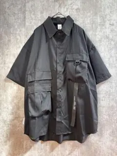 U:UME（ユーム）同デザイン　完売品　ポケットシャツ　ブラック　XL