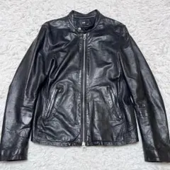 HARE 羊革 シングル ライダースジャケット レザージャケット ブラック L