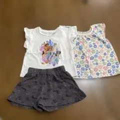 ディズニープリンセス Tシャツ 80㌢セット