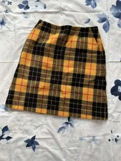 マッキントッシュフィロソフィー　ハリスツイード　ウールスカート