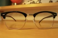 50's Type Sir-Mont Glasses Pure Black