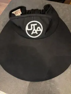 UTAA ユタ ブラック ゴルフ レディース つば広バイザー