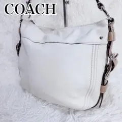 COACH 2158 ホーボーバッグ ワンショルダーバッグ スエード キャンバス 