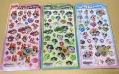 【正規品】パワーパフガールズ　うるちゅるポップシール　3種