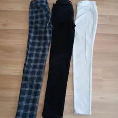 裏起毛 スキニー パンツ