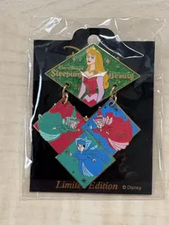 激レア☆シンデレラ アリエル ベル 白雪姫 眠れる森の美女 ピンバッジ