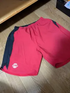 ATHLETA サッカー ハーフパンツ レッド Sサイズのサムネイル