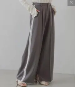 kastane フロントタックスラックスパンツ サイズ0