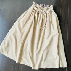 AS KNOW AS PINKY リバーシブル　ロングスカート　フレアスカート