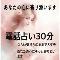 ★電話占い30分★タロット占い★ 霊視★波動調整★今すぐ鑑定