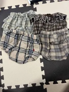 チェック柄ブルマ 4点セット まとめ売り