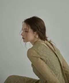 ANDRESD back open geometric dress