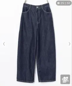 デニムカーブパンツ　インディゴ　LL Honeys
