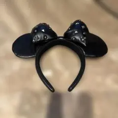 ブラックミニーマウス　カチューシャ