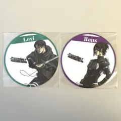 進撃の巨人 エディオンAKIBA 特典コースター リヴァイ ハンジ