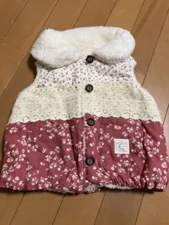 conoco ベスト 花柄 95cm