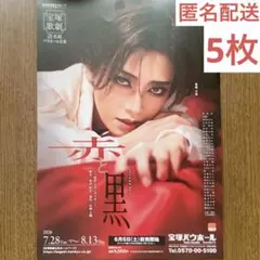 匿名配送 宝塚 花組 侑輝大弥 赤と黒 フライヤー チラシ 10枚 - メルカリ