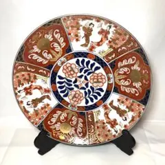 有田焼　特大皿 45cm　和食器 飾り皿 秀峰作　レトロ　骨董品　美人画 2025年最新】秀峰 大皿の人気アイテム - メルカリ