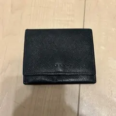 【ヴィンテージ】 BURBERRY コインケース ギンガムチェック 黒