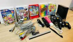 Nintendo Wii 本体 ブラック＋ゲームソフトセット