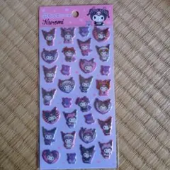 キュートなクロミぷくっとシール