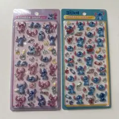 【正規品】ボンボンドロップシール スティッチ 2種セット