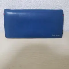 Paul Smith メンズ長財布　ブルー/オレンジ
