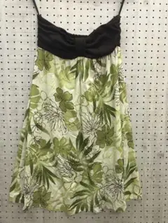 Y2K HAWAII製 古着 IOLANI ハイビスカス柄 ベアチュニックワンピのサムネイル