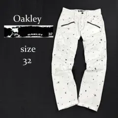 美品❤️ OAKLEY オークリー スカル メンズ ゴルフパンツ 32 白 - メルカリ