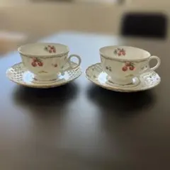 ティーカップ・ソーサー　２個セット