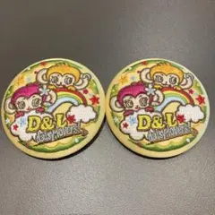 ナルミヤキャラクターズ　刺繍缶バッジ　デイジーラヴァーズ　2点
