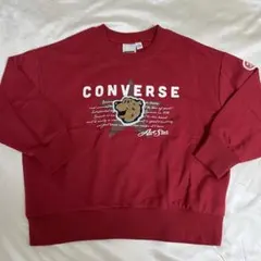 みのゆい様用　コンバース　110cm 長袖　赤　キッズトレーナーconverse