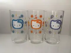 ハローキティ　ガラス　コップ　平成レトロ　1998年　希少　レア