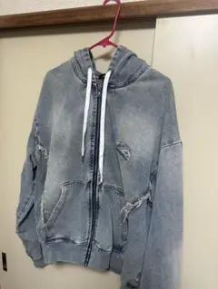 re730 ダメージ加工デニムジャケット M