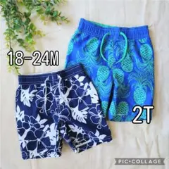 OLD NAVY ベビー水着 パイナップル柄 2T 18-24M