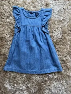 GAP デニム ノースリーブワンピース 18-24ヶ月
