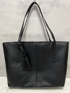 ラスト1点 ビジネスバッグトートバッグ フォーマル 就活 ブラック黒タッセル付き