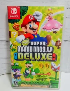 中古　スーパーマリオブラザーズUデラックス　NintendoSwitchソフト
