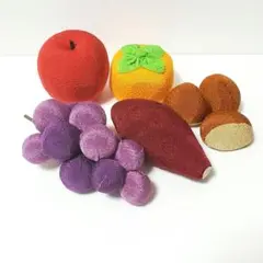 果物 野菜 さつま芋 ちりめん 秋 お彼岸 お供え オブジェ レトロ インテリア