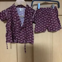 くろわっさんべべ　甚平90