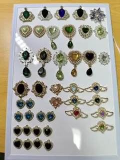 ビジューパーツ　まとめ売り　ストーン　手芸パーツ