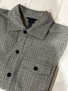 薄手のチェック柄アウター