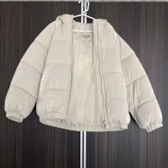 ZARA 128㎝　サイズ8 ダウン　中綿ジャケット