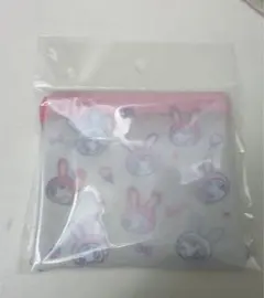 メゾピアノ　ベリエちゃん　クリアフラットポーチ　ナルミヤハッピーパーク