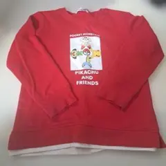 140 裏起毛　ポケットモンスター トレーナー