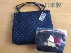 値下げ☆和風　和柄　手提げかばんとポーチのセット